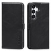 VISOUL Galaxy S25 Silouse, Genuine Leather, S25 Plus Black