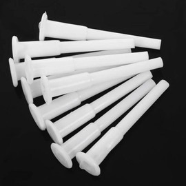 FASTROHY 10Pcs Air Stopper Plug Valve Nozzles Pin for 45cm 55cm 65cm 75cm 85cm Yoga Ball Gym Ball Fitness Exercise Ball Jump Ball Inflatable Bed, White