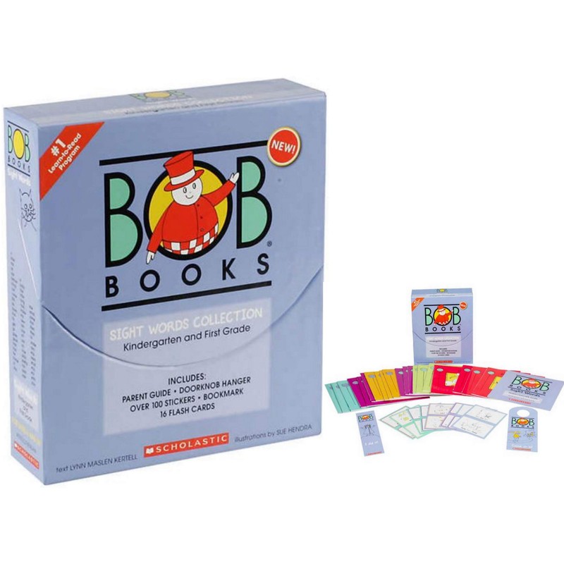 BOB Books All Collection Box Set (Collection 1-6, Pre-Reader, Sight