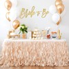 GXNI Gold Wooden Bride to Be Sign - Elegant Bridal