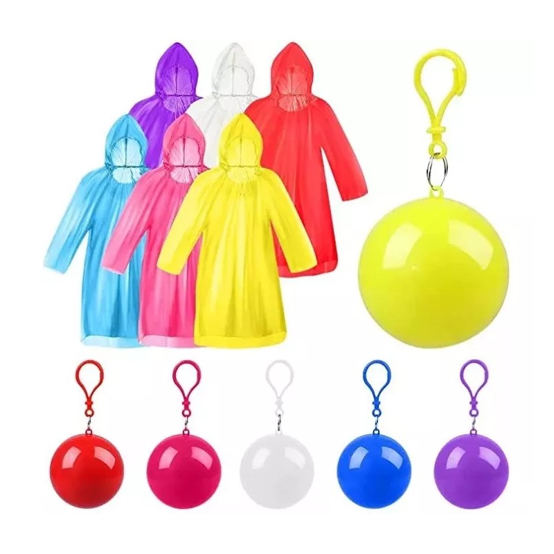 KFMX Impermeable 12 Pz Bolsillo Portátil Llavero Para Emergencias