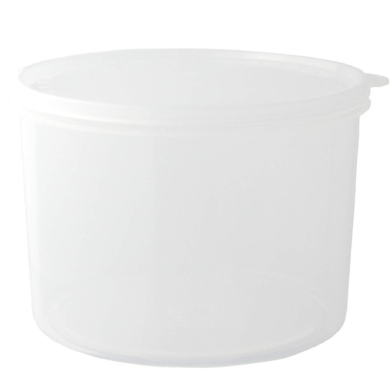 Nagao Storage Container, Round, Polypropylene, Deep Type, 16.2 fl oz