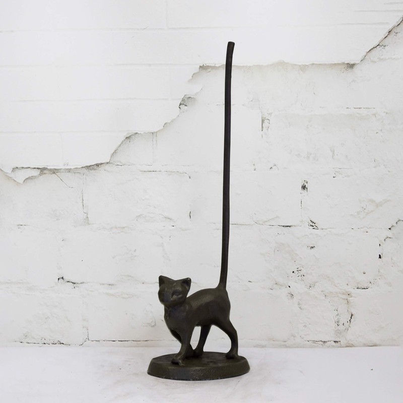 Homezone® Animal Themed Decorative Toilet Roll Holders Cat Free Standing