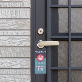 Alipis Toilet Room Do Not Disturb Door Sign, Funny Door Hanger Sign Pooping Door Reminder Sign Double Sided Restroom Sign for Bathroom Toilet Room, 21.90X7.90X0.10CM