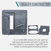 Bell PTC521GY 2-Gang Weatherproof Switch and Outdoor Outlet Cover, Gray