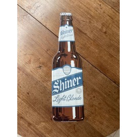 Shiner Light Blonde Bottle Sign - New