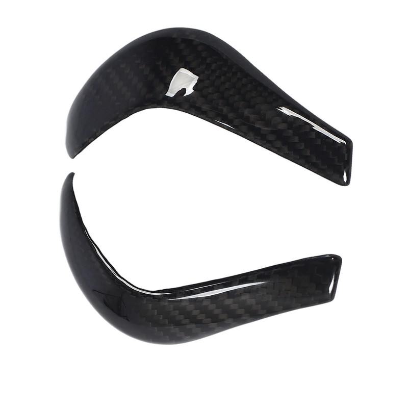 Gear Shift Knob Cover Carbon Fiber Console Shifter Head Trim