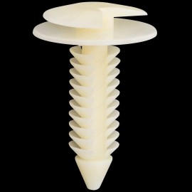 Rexka 50Pcs Natural Nylon Mechanical Fasteners Fits Multiple Gm Models 1982-1996