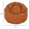 FDP Rustic Kid 22" Bean Bag Chair, Furniture for Kids,