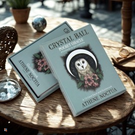 I.I.J Oracle Card Crystal Ball Pocket Oracle Japanese Version Pocket Size Affirmation Divination with Japanese Explanation Book