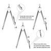 Tdfronien Students Geometry Math Set, Drawing Compass and 6 Inch