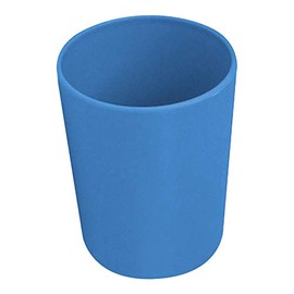 Set of 6 Thick-Walled Cups (6 x 200 ml) Pastel Blue, Reusable, Plastic, Cups, Plastic Cups