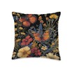 Pollinator Garden Design Wildlife Flowers Native Plants Throw Pillow
