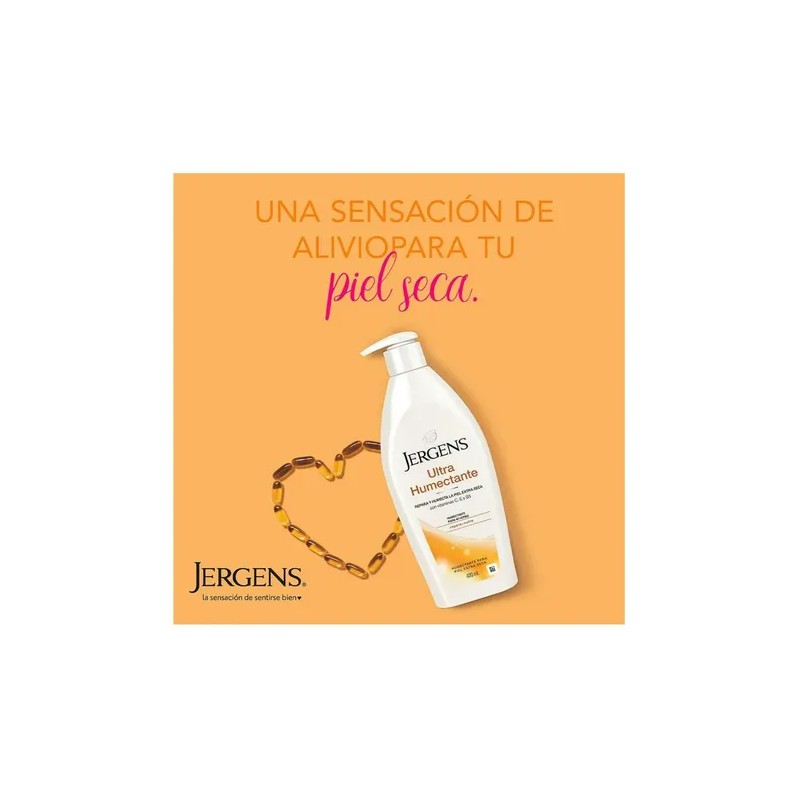 Jergens Crema Corporal Ultra Humectante Piel Repara Nutre