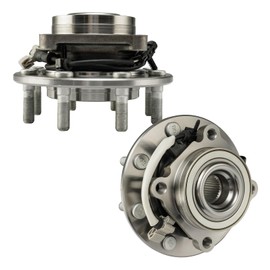 KAX 515088 Pair Front Wheel Hub Bearing Compatible with 2007 GMC Sierra 3500 Classic 6.0L 4WD,8 Lug W/ABS