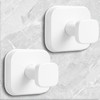 WingWider Shower Hooks for Inside Shower,Reusable Suction Cup Hooks for