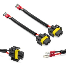 2 piezas H7 H8B H9B H11B H3 H1 a H8 H11 880 881 arnés de cableado adaptador de arnés de conversión de cables de coleta adaptadores para conversión de faros