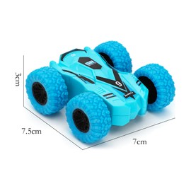 ONEST 4 Pieces Baby Toy Cars for Babies, Infant Soft Rubber Push and Go Toy Car for Toddler Girl, Rattle Roll Truck Wind Up Cars for Infants Gift, Colorful Car Toys for Baby Boys Girls Gift