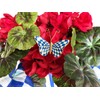Mackenzie Childs Royal Check Potted Geranium Red Brand New, Original