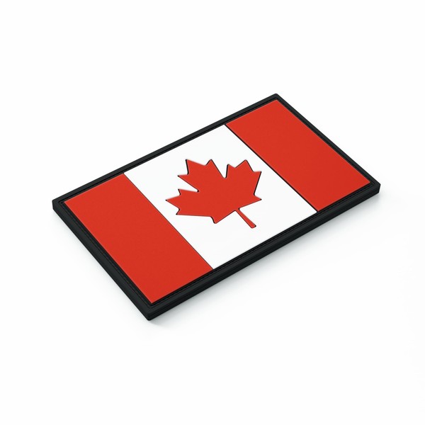 Patch Force - Canada Flag Rubber Patch (Colour) 8 x