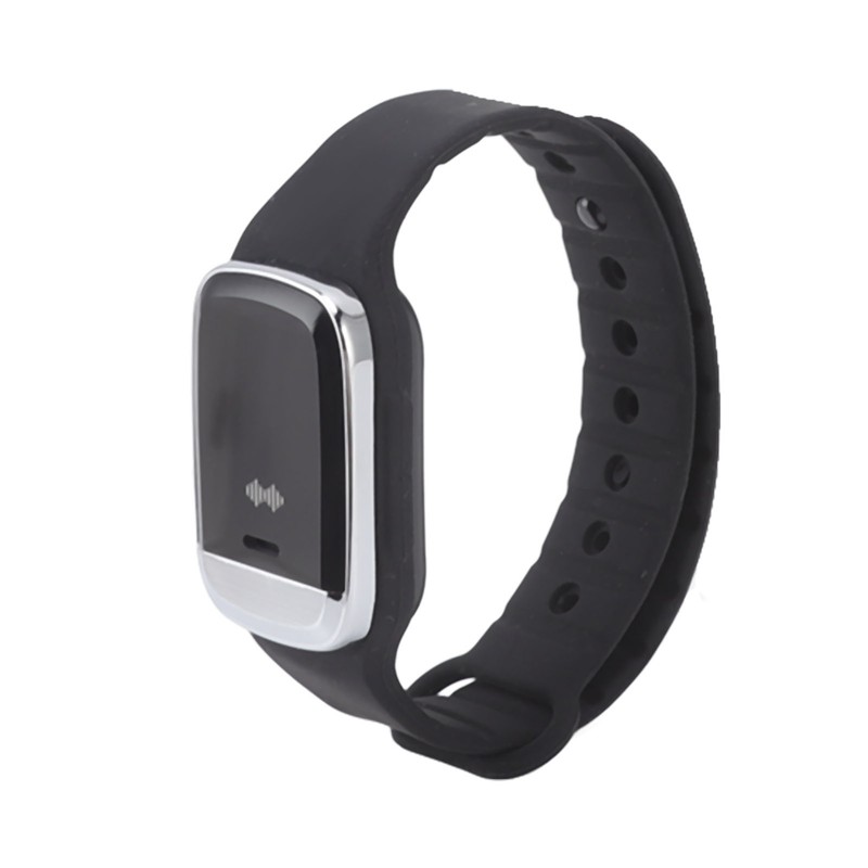 Ultrasonic Mosquito Repellent Bracelet Watch Temperature Detection USB Rechargeable Mosquito