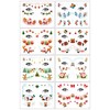 Bethany Home 8 Pcs Facial Tattoo Stickers Eye Shadow Facial