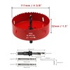 Hordion 111mm 4 3/8 inch Hole Saw, Heavy Duty Bi-Metal