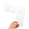 Operitacx Shirt Alignment Ruler Tool for Precise Placement Scale for