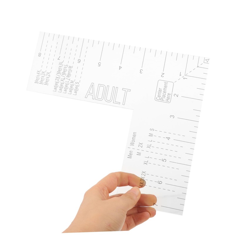 Operitacx Shirt Alignment Ruler Tool for Precise Placement Scale for
