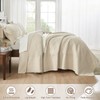 Qucover Oversized King Bedspread 132x 120, Extra Wide Alaska King