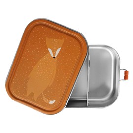 Trixie Lunch Box Stainless Steel Mr Fox Orange Large