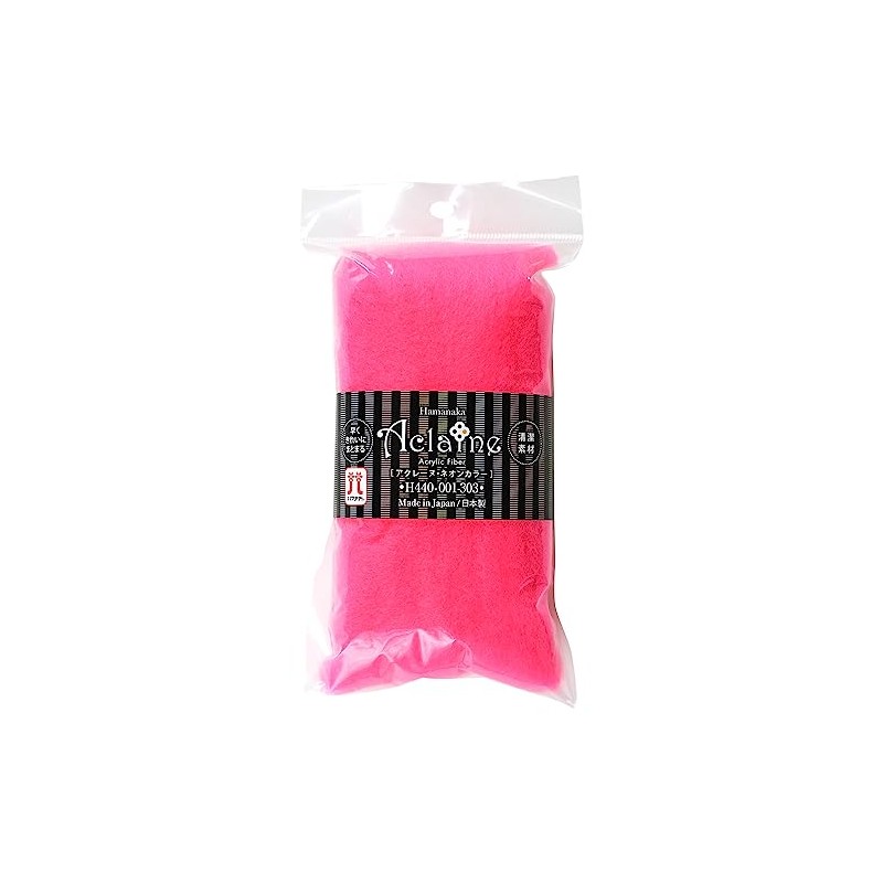 Hamanaka H440-001-303 Wool Aclene Neon Color Approx. 0.5 oz (15