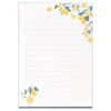 Enuby Letter Orchard Lemon | Letter Set, 12 Stationery Papers,