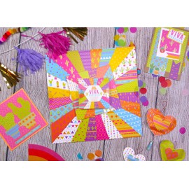 Paper Addicts Viva Forever 6"x6" Pad-30 Sheets-15 Designs-100GSM-Acid & Lignin Free-for Card Making, Papercraft, Scrapbooking, Die Cutting and Home Décor, Multicolour, 6" x 6" Paper Pad