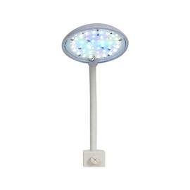 Partslety LED Aquarium Light, Colorful Fish Tank Light with 48 LEDs Beads, Multi Functional Driver High Brightness Dimming USB Mini Clip-on Aquarium Lamp 7w Dimming Clip Light (White) One size