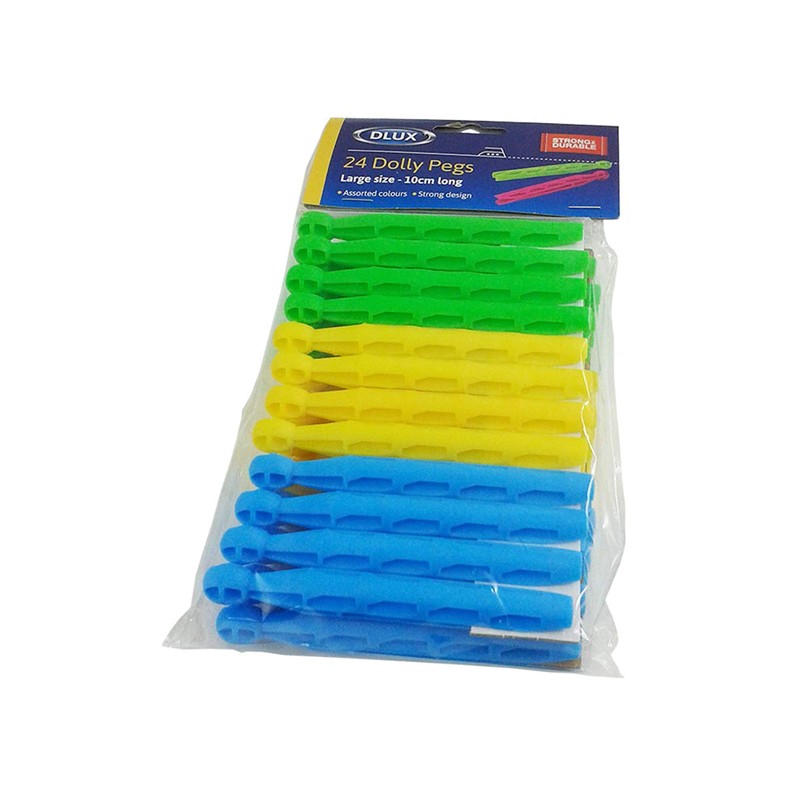 QUALITY PLASTIC CLOTHES DOLLY PEGS - CLOTHS CLIPS WASHING DRYING