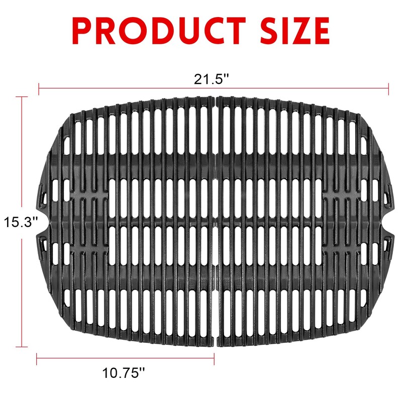 GGC Cooking Grate Replacement for Weber Q200, Q220, Q2000 Series,