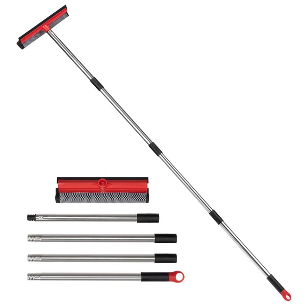 2 in 1 Standard Window Squeegee, Home Window Cleaner with