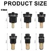Set of 6 Rivet Nuts Tool Head Set, M3-M4-M5-M6-M8-M10 Rivet