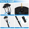 ILANCK 12 Pack Solar Lights Outdoor, Solar Pathway Lights Waterproof