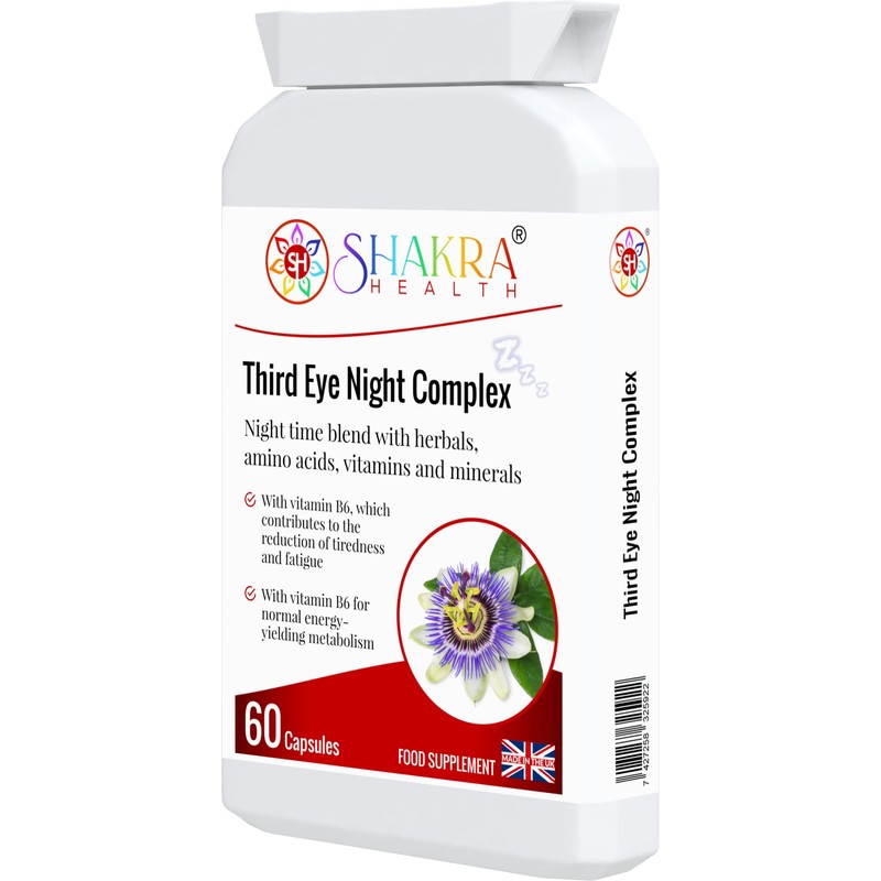 Third Eye Night Complex (60 Capsules) Sleep undisturbed, Rest Peacefully,