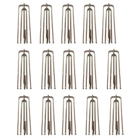 Curtain Hooks，60pcs Stainless Steel Pinch Pleat Curtain Hooks for Window Door Bathroom Curtain, Silver