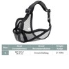 ZIXIANGKEJI 1pc French Bulldog Muzzle Mesh Mask-Stop Dog with Full