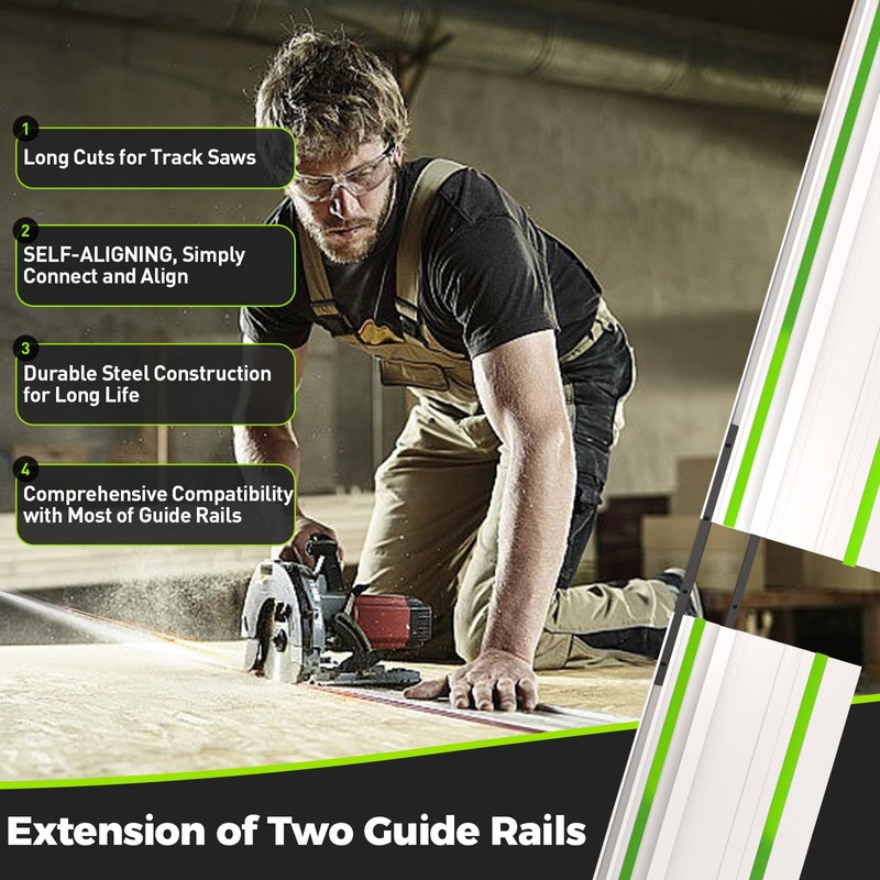 AIYOTAR P-20177 Guide Rail Connector Kit, 2/pk Track Saw Guide
