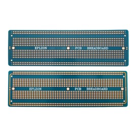 EPLZON 2 Pieces 6.8 x 2.05 Inches & 2 Pieces 3.5 x 2.05 Inch Breadboard Solderable Prototype PCB Board Kit for Electronics Projects Compatible with DIY Soldering Circles Projects, Prototype Board,
