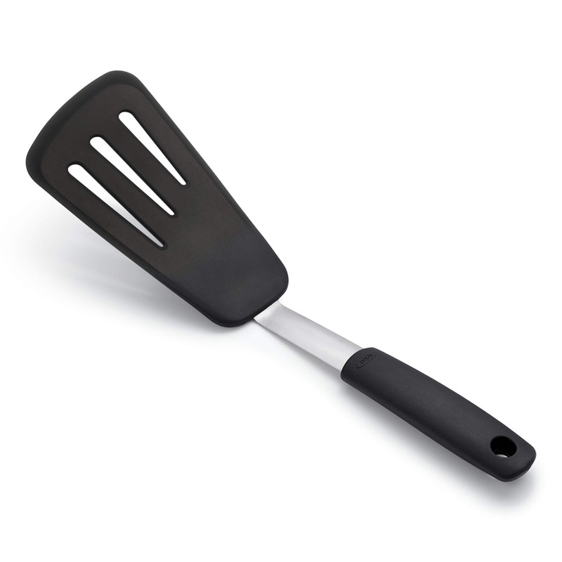 OXO Good Grips Silicone Flexible Omelet Turner,Black