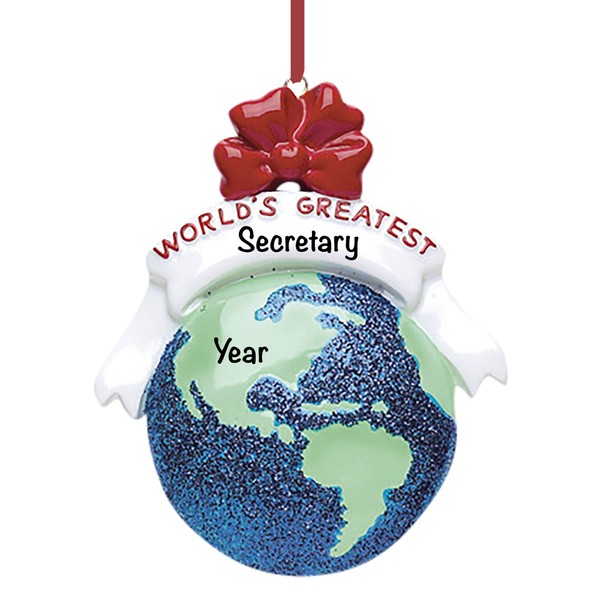 World's Greatest Personalized Ornament - Unique Christmas Tree Ornament -