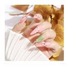 Dolores Caja 240 Uds Tip Uña Postiza Stiletto Natural Transparente