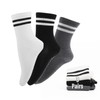 Fiohiros Pilates Socks with Grips for Women, Grip Socks Crew