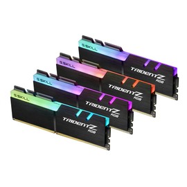 G.SKILL Trident Z RGB Series (Intel XMP) DDR4 RAM 32GB (4x8GB) 3200MT/s CL16-18-18-38 1.35V Desktop Computer Memory UDIMM (F4-3200C16Q-32GTZR)